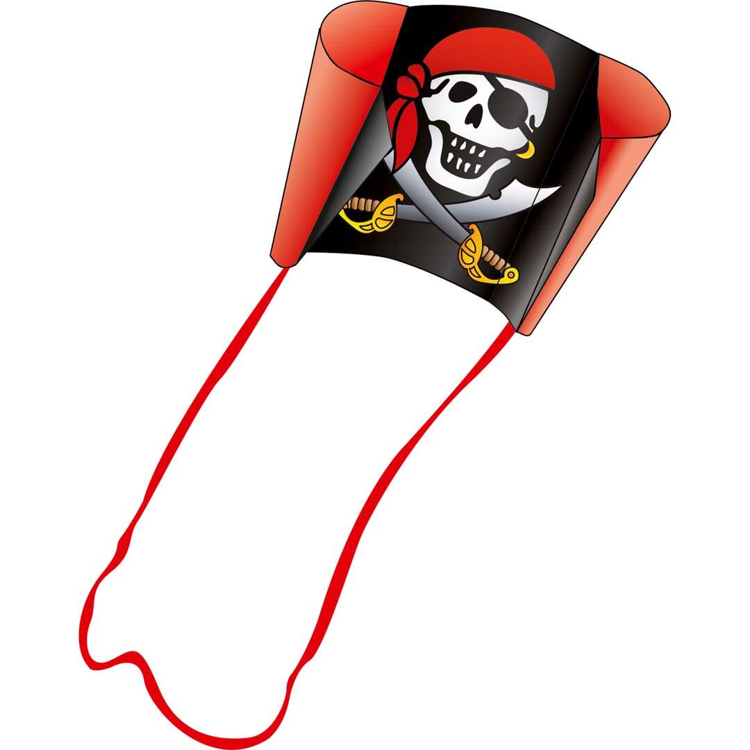 Invento - Kinderdrachen Pocket Sled Jolly Roger Invento - Kinderdrachen Pocket Sled Jolly Roger