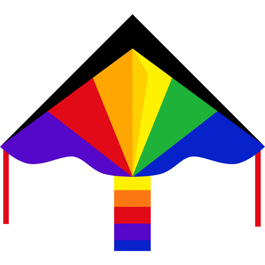 Invento - Kinderdrachen Simple Flyer 120 cm Rainbow Invento - Kinderdrachen Simple Flyer 120 cm Rainbow