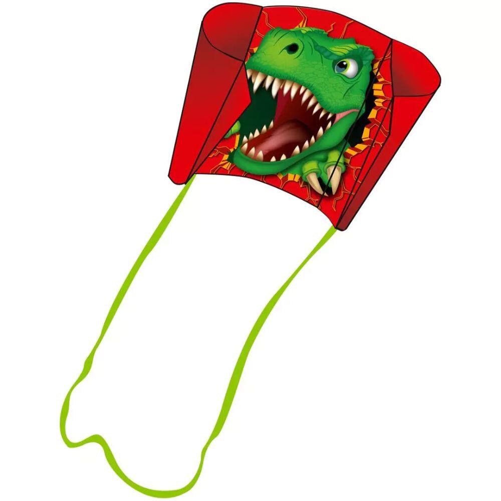Invento - Sleddy T-Rex - Kinderdrachen 50x76cm, inkl. 17kp Polyester Schnüre, 40m Invento - Sleddy T-Rex - Kinderdrachen 50x76cm, inkl. 17kp Polyester Schnüre, 40m