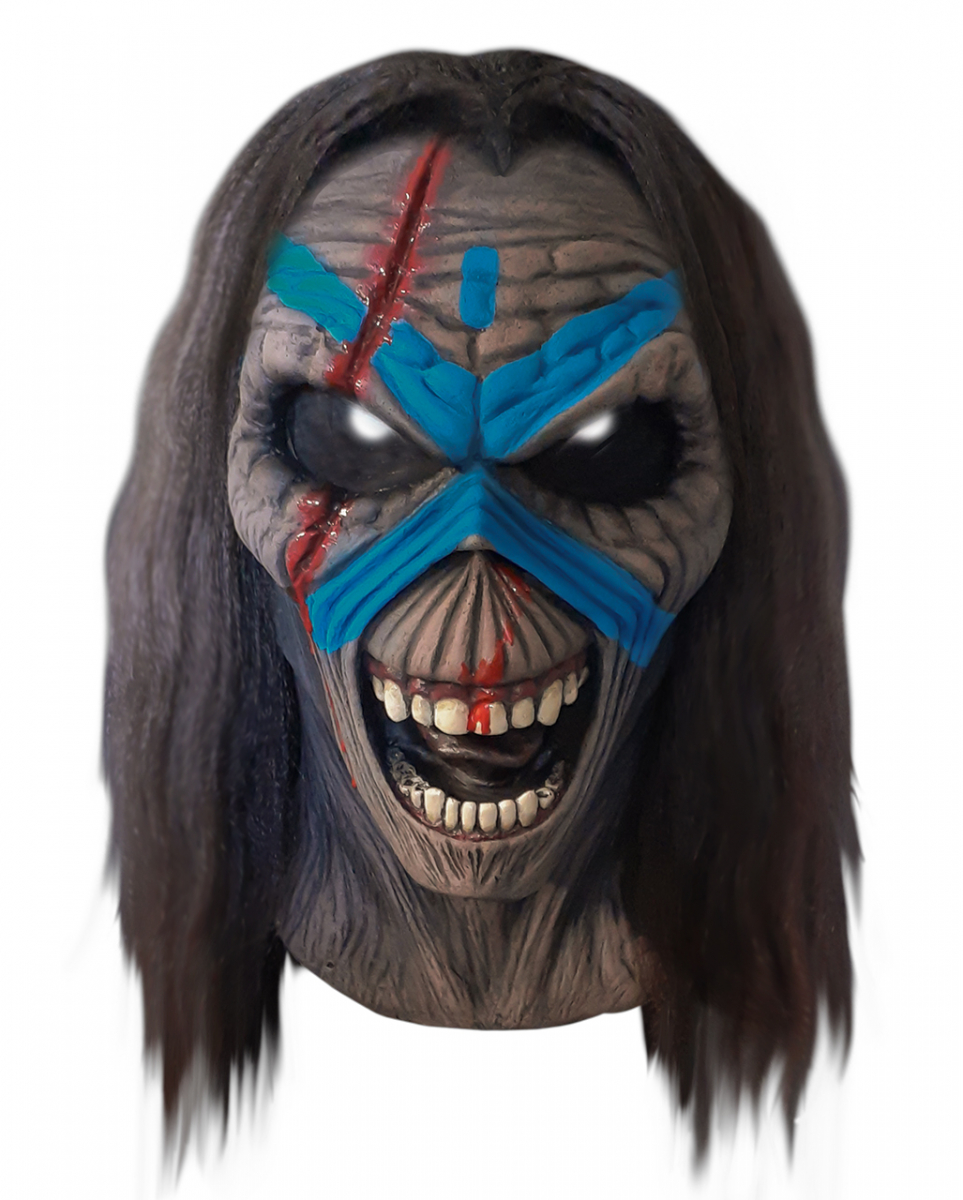 Iron Maiden Eddie The Clansman Maske