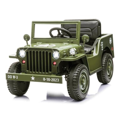 JAMARA Ride-on Jeep Willys MB Army grün 12V von Jamara