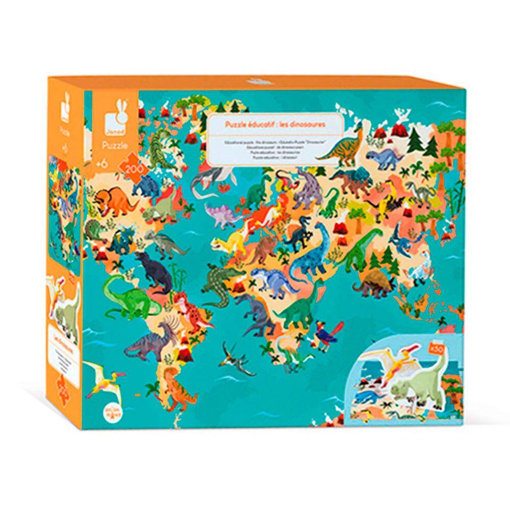 Janod - Educativ-Puzzle Dinosaurier, 200 Teile Janod - Educativ-Puzzle Dinosaurier, 200 Teile