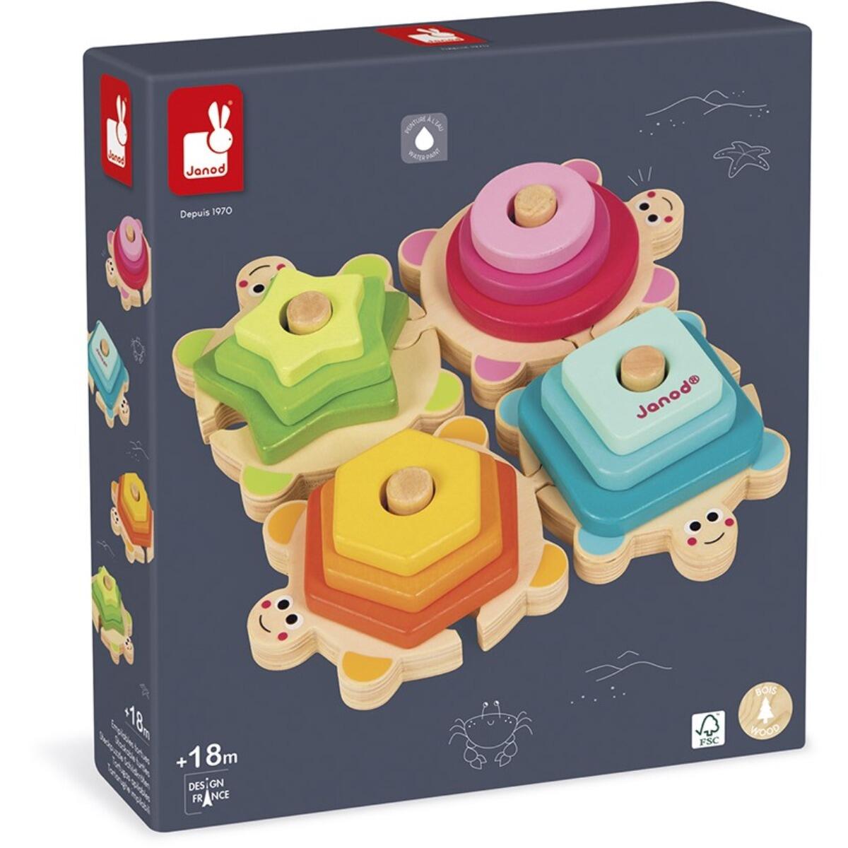 Janod - Holzsteckpuzzle Schildkröte Janod - Holzsteckpuzzle Schildkröte