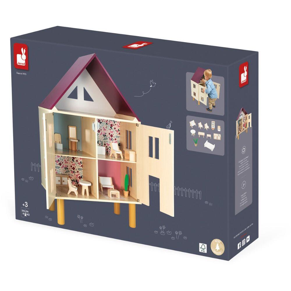 Janod - Puppenhaus m.Möbeln Twist Janod - Puppenhaus m.Möbeln Twist