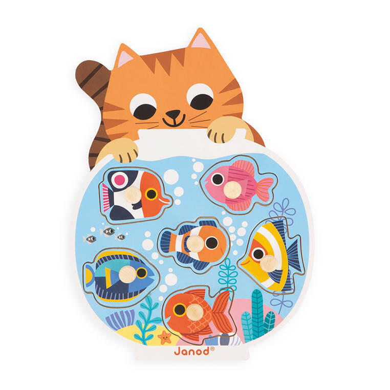 Janod - Steckpuzzle Aquarium Janod - Steckpuzzle Aquarium