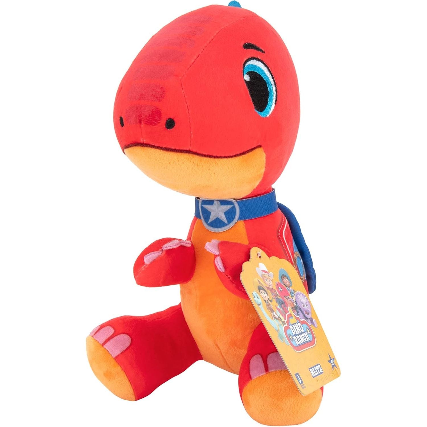 Jazwares DNR0028 - Blitz Dinosaurier Plüschtier 25 cm