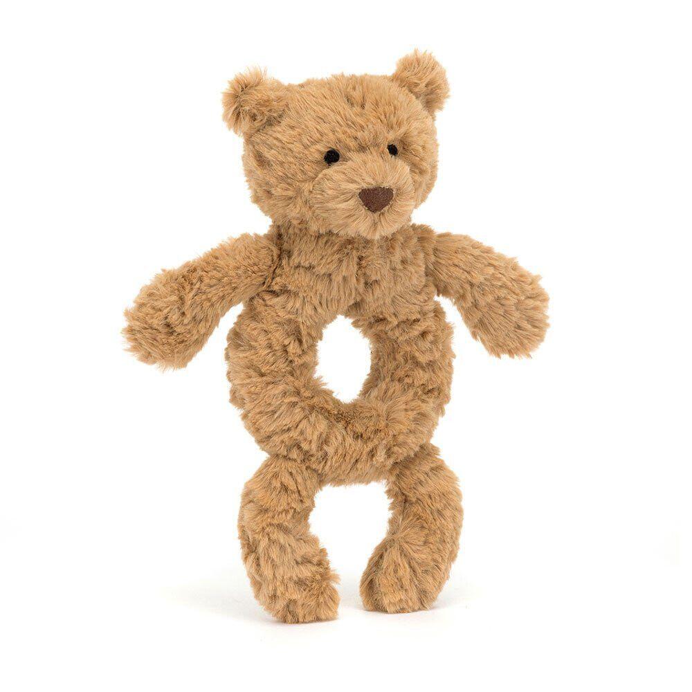 Jellycat - Bartholomew Bear Ring Rattle - Rassel Jellycat - Bartholomew Bear Ring Rattle - Rassel