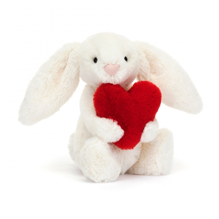 Jellycat Bashful Red Love Heart Bunny Little 18cm