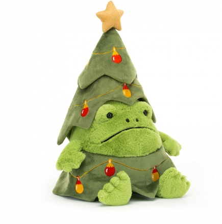 Jellycat Christmas Tree Ricky Rain Frog 29cm