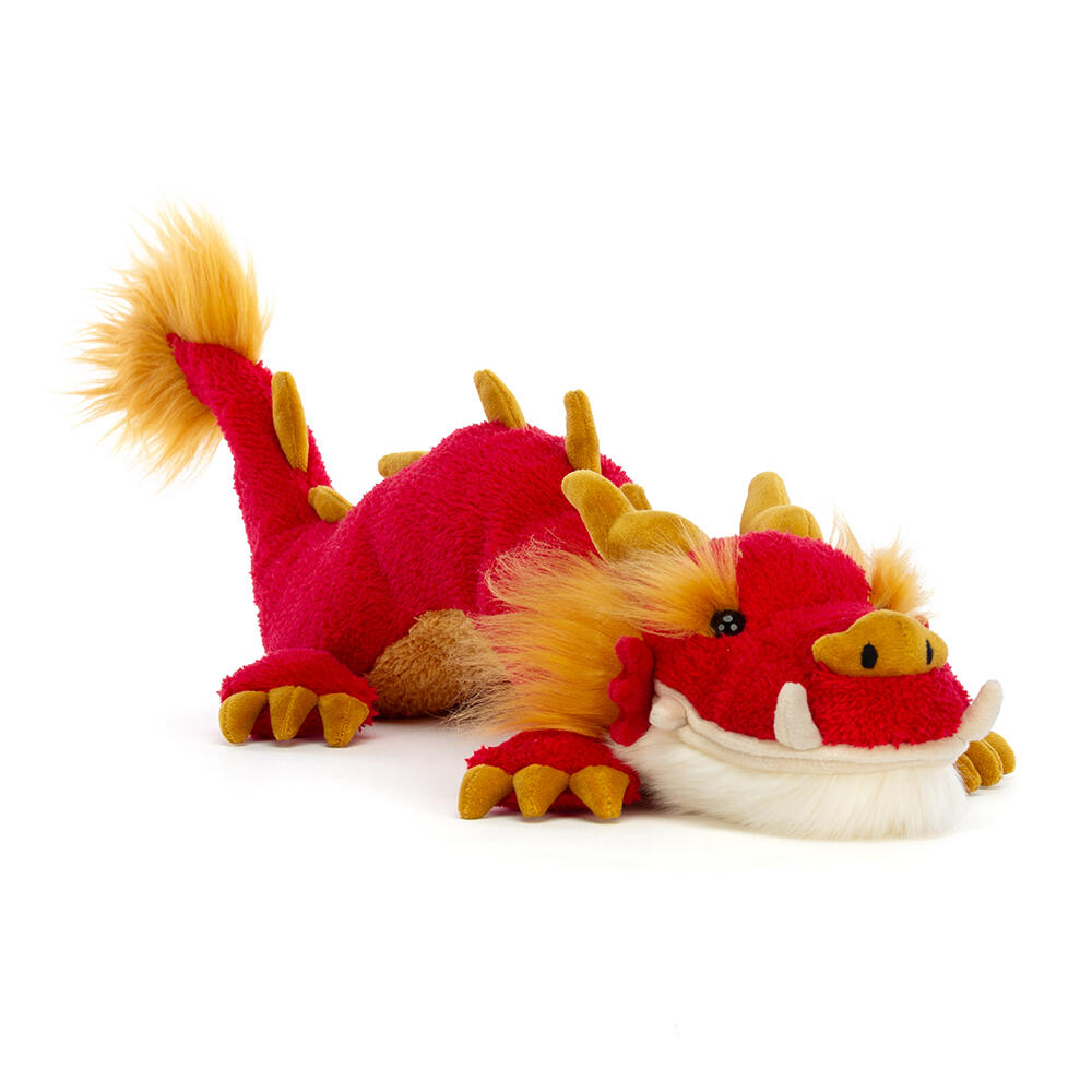 Jellycat - Festival Dragon 11x42x18 cm Kuscheltier Plüschfigur Jellycat - Festival Dragon 11x42x18 cm Kuscheltier Plüschfigur