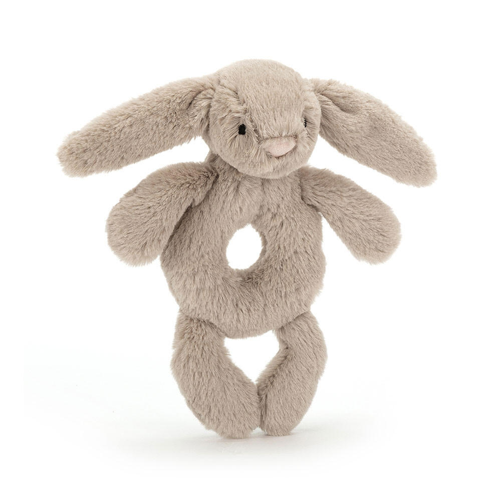Jellycat - Greifling Ringrassel Hase rosa Bashful Blush Bunny Ring Rattle Jellycat - Greifling Ringrassel Hase rosa Bashful Blush Bunny Ring Rattle
