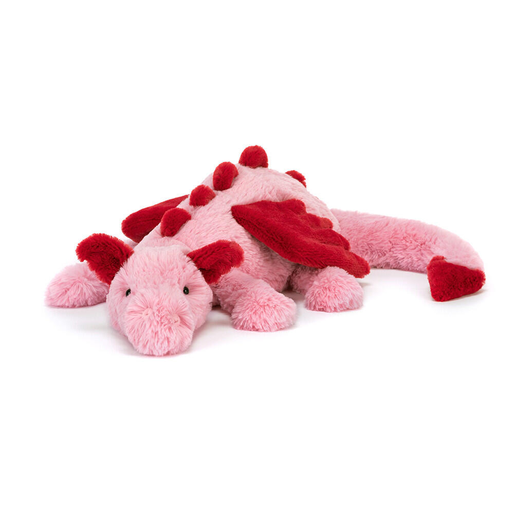 Jellycat - Heart Dragon Kuscheltier Drache Plüsch rosa Jellycat - Heart Dragon Kuscheltier Drache Plüsch rosa