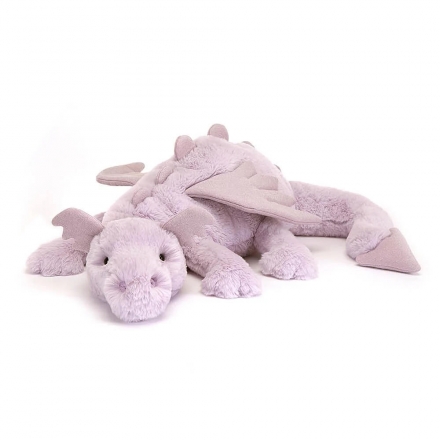 Jellycat Lavender Dragon huge 66cm