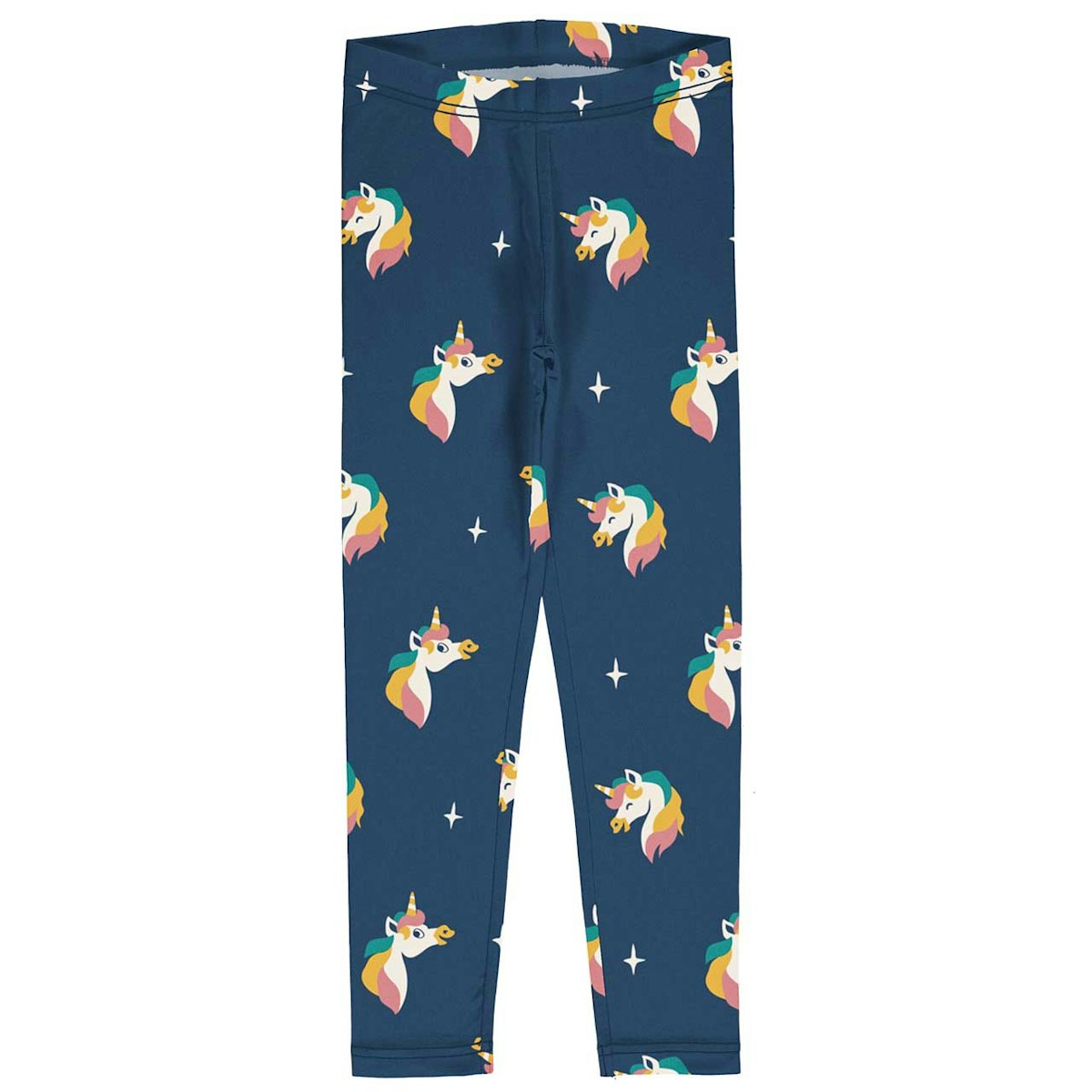 Jersey Leggings dunkelblau mit Einhörnern 98/104 Jersey Leggings dunkelblau mit Einhörnern 98/104