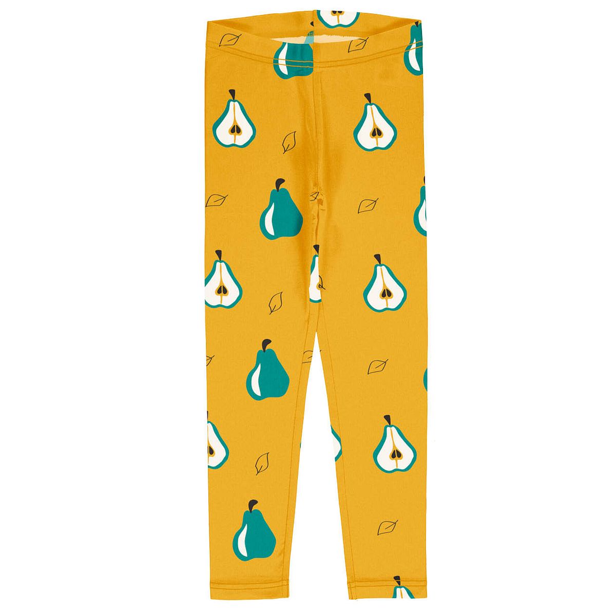 Jersey Leggings gelb mit Birnen 134/140 Jersey Leggings gelb mit Birnen 134/140