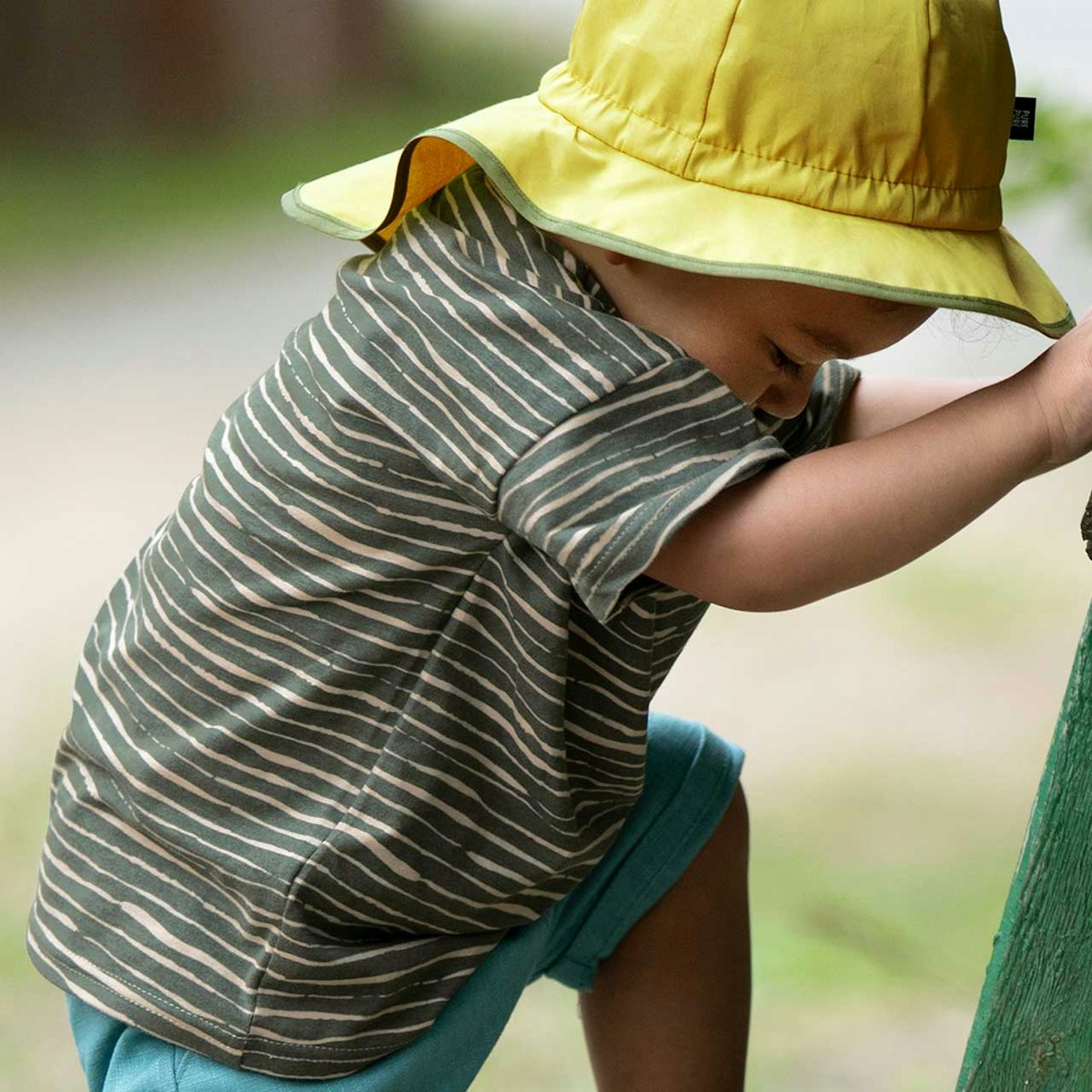 Jersey Shirt Kinder kurzarm Streifen dunkelgrün 110/116 Jersey Shirt Kinder kurzarm Streifen dunkelgrün 110/116