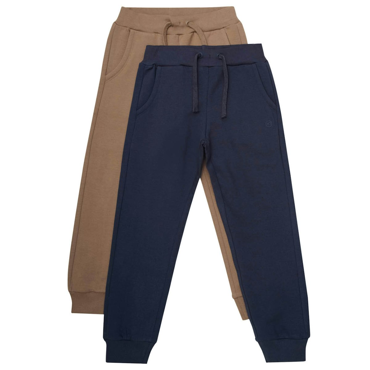 Jogginghose Doppelpack uni blau-braun 116 Jogginghose Doppelpack uni blau-braun 116