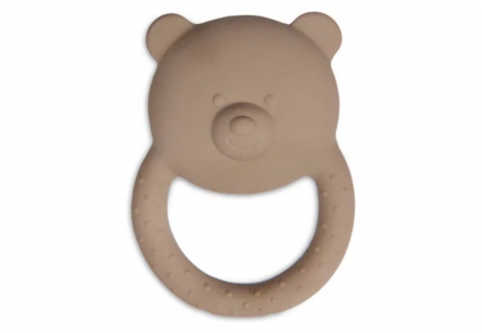 Jollein Beißring aus Naturkautschuk Teddy Bear Biscuit