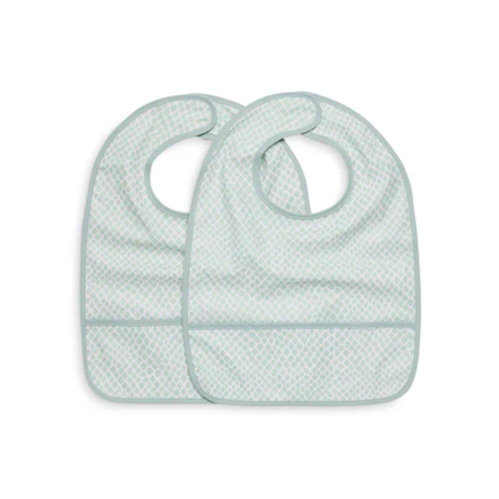 Jollein - Lätzchen Wasserdicht soft green, 2er Jollein - Lätzchen Wasserdicht soft green, 2er