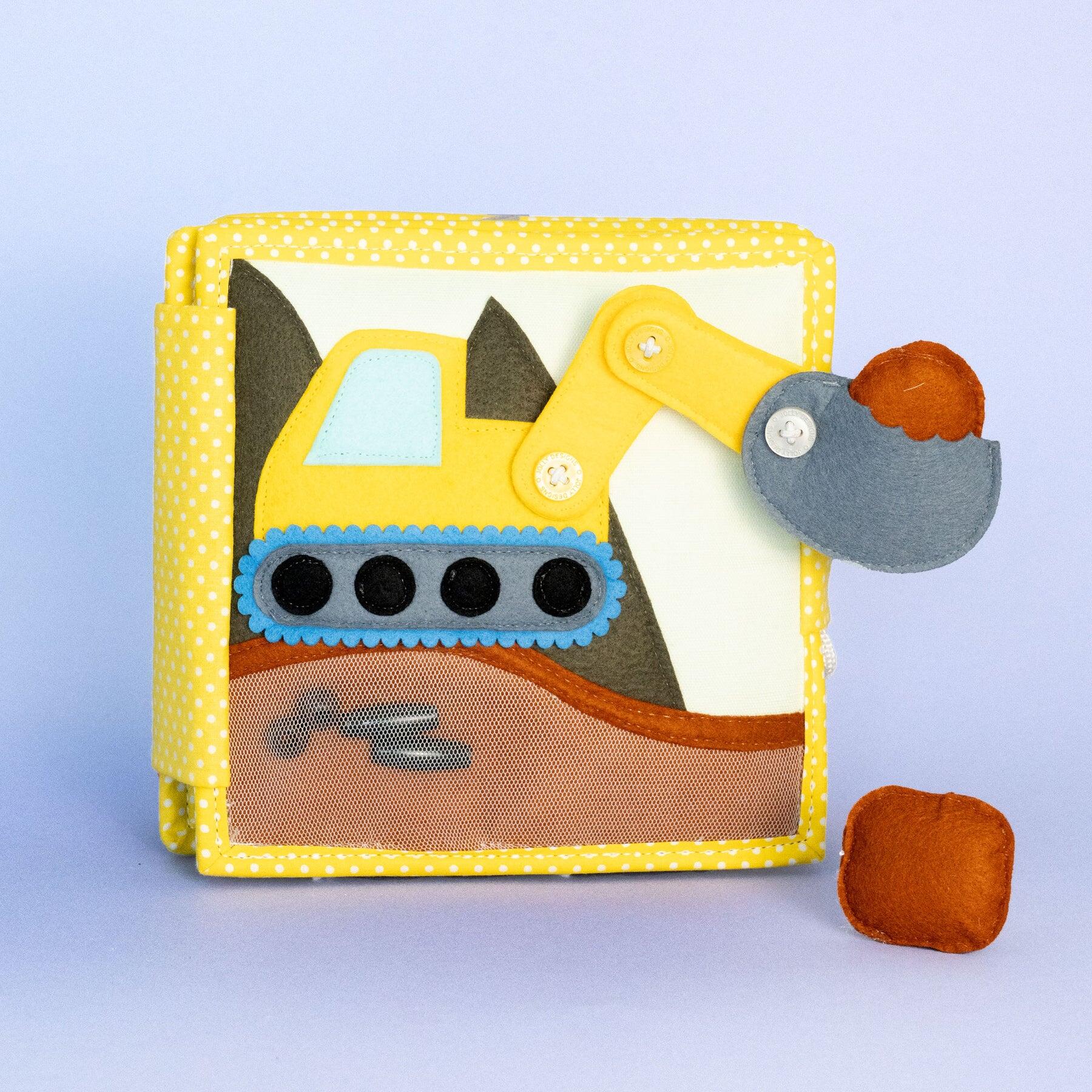 Jolly Designs - Jolly Designs Mein erster Bagger Mini Quiet Book Jolly Designs - Jolly Designs Mein erster Bagger Mini Quiet Book