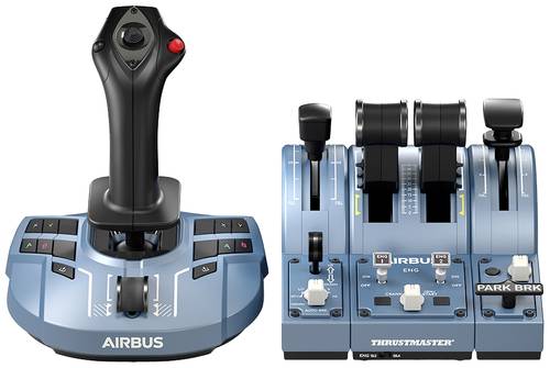 Thrustmaster TCA Captain X Airbus Edition Flugsimulator-Joystick Kopfhörer (3.5mm Klinke), USB-A, U von Thrustmaster