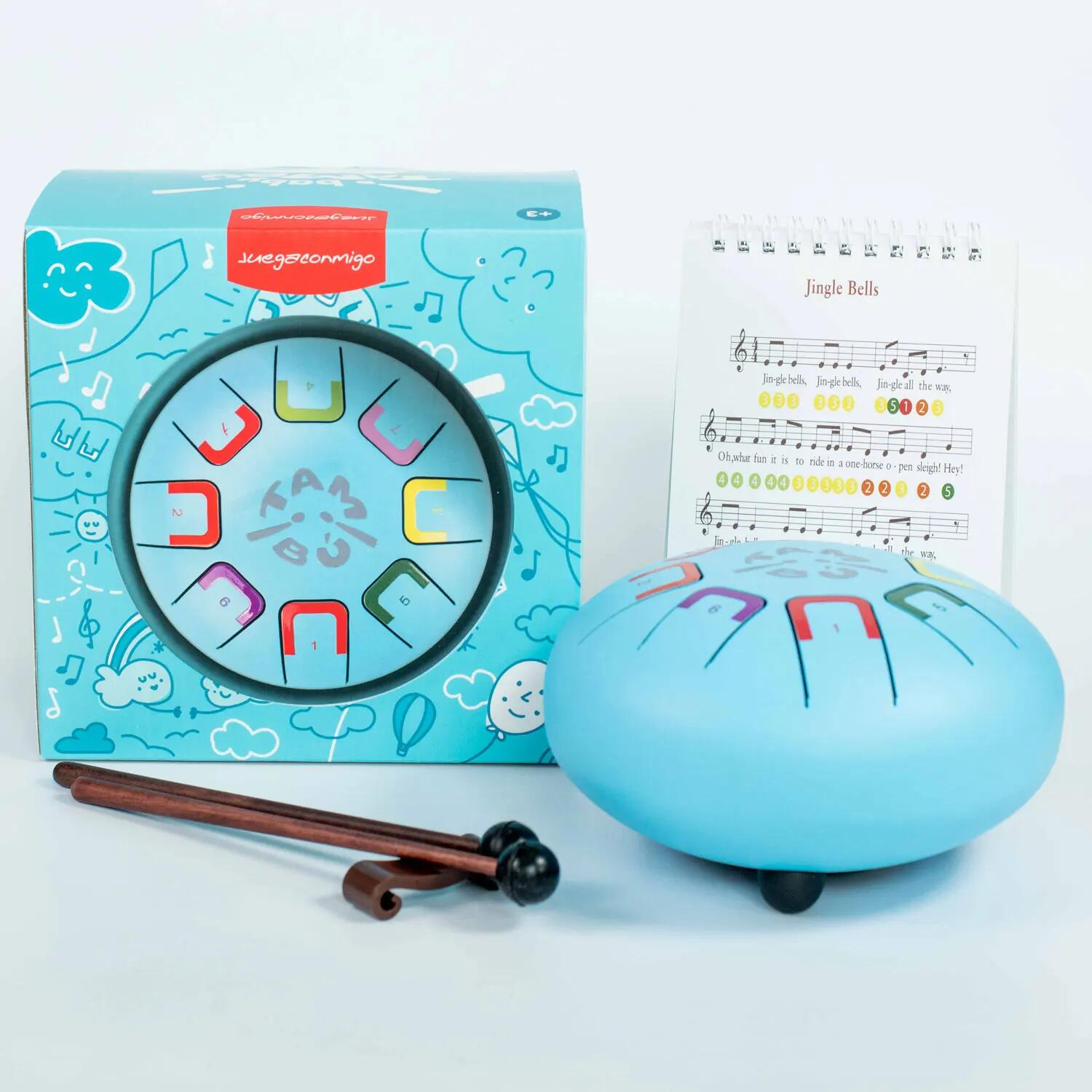 Juega Conmigo - Trommel 15cm hellblau Juega Conmigo - Trommel 15cm hellblau