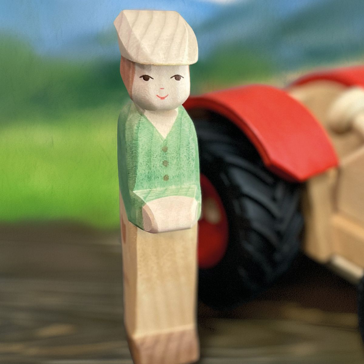 Jungbauer Traktorfahrer Figur Höhe 15 cm Jungbauer Traktorfahrer Figur Höhe 15 cm