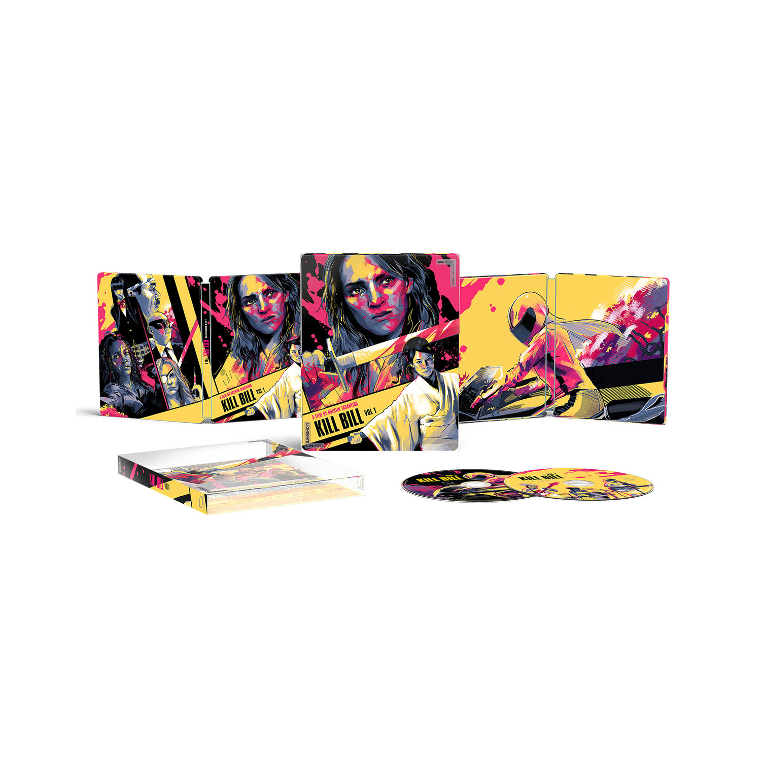 KILL BILL: VOLUME 1 4K ULTRA HD & BLURAY STEELBOOK