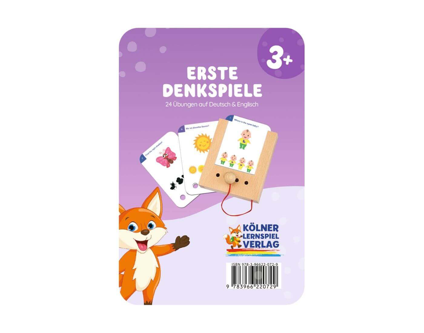 KÖLNER LERNSPIELVERLAG - Erste Denkspiele, 48 Übungen auf Deutsch&Englisch KÖLNER LERNSPIELVERLAG - Erste Denkspiele, 48 Übungen auf Deutsch&Englisch