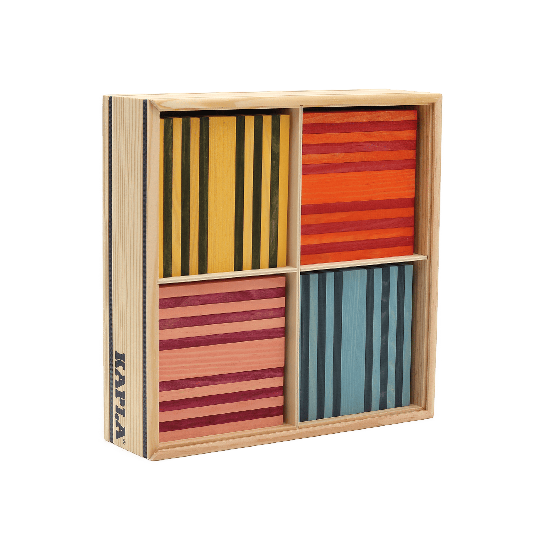 Kapla - Kapla Bausteine 100er Kasten - Octocolor - 8 Farben in Holzkasten Kapla - Kapla Bausteine 100er Kasten - Octocolor - 8 Farben in Holzkasten