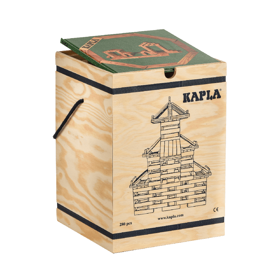 Kapla - Kasten 280 Holzbausteine Grünes Buch Kapla - Kasten 280 Holzbausteine Grünes Buch