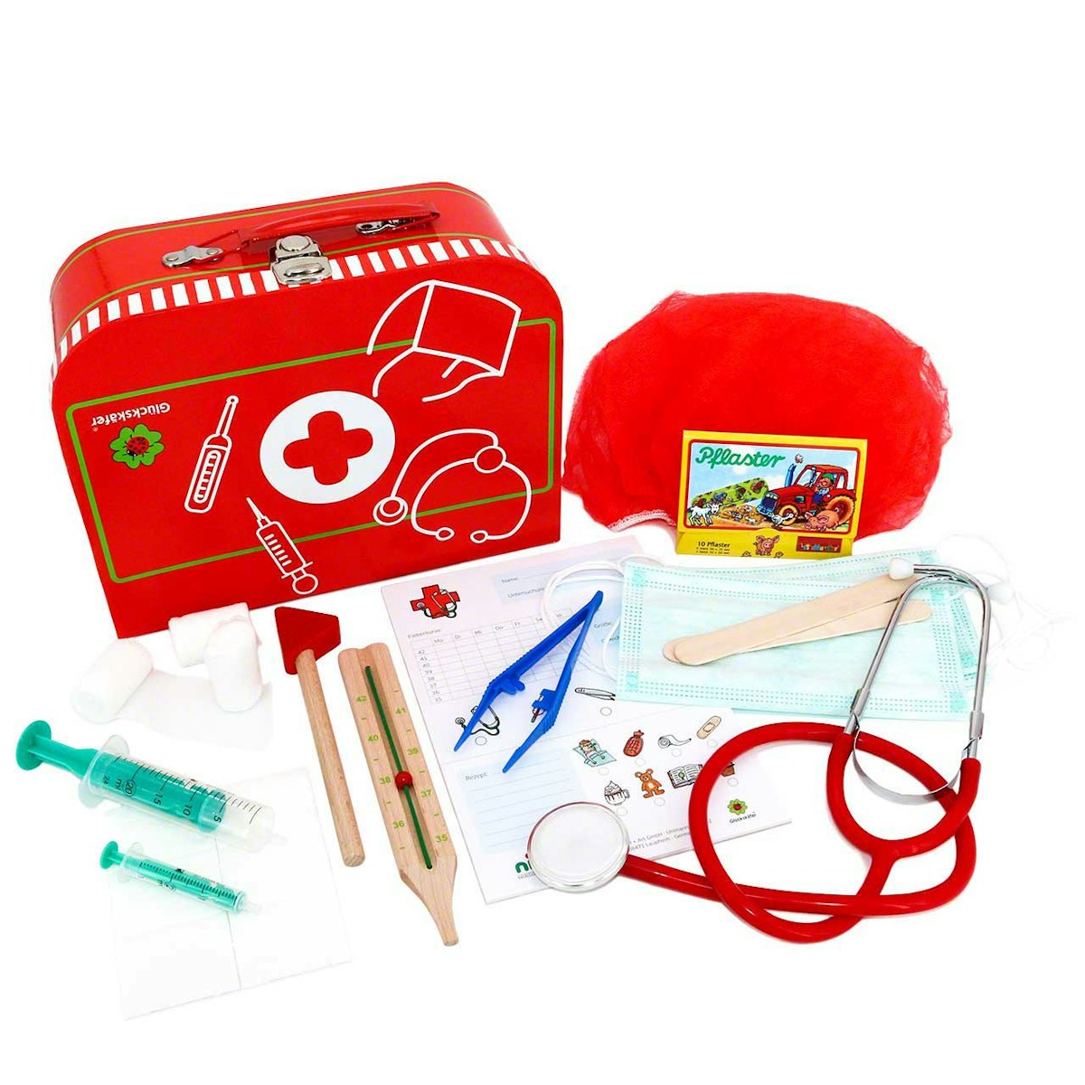 Kinder Arztkoffer mit echtem Stethoskop Kinder Arztkoffer mit echtem Stethoskop
