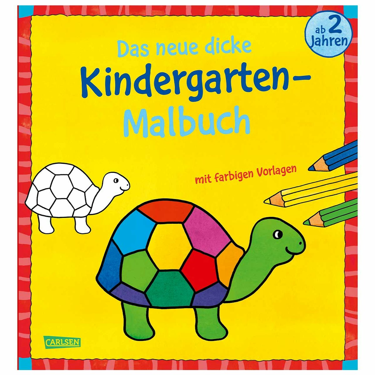 Kindergarten Malbuch ab 2 Jahren – 96 Seiten Kindergarten Malbuch ab 2 Jahren – 96 Seiten