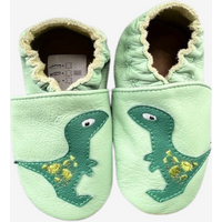 Kinderschuhe Dino grün (B-Ware)