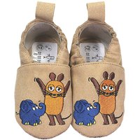 Kinderschuhe RecyStep Maus mit Elefant beige