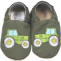 Kinderschuhe RecyStep Traktor grün