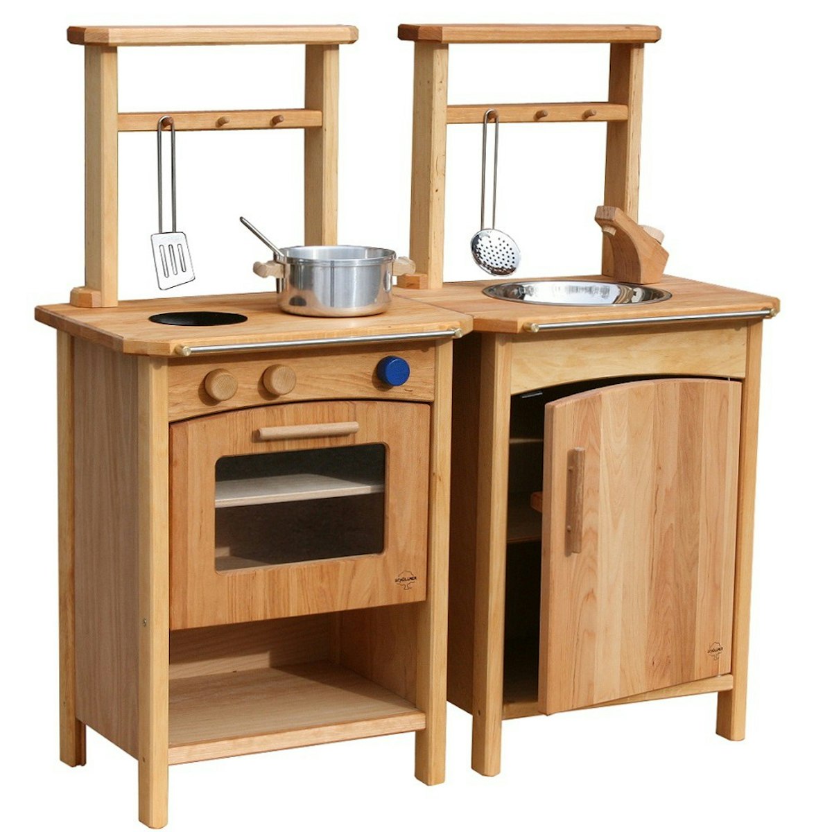 Kinderspielküche Premium Schöllner aus Echtholz 2 Module Kinderspielküche Premium Schöllner aus Echtholz 2 Module