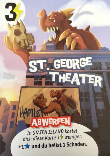 King of New York: St. George Theater (Promokarte)