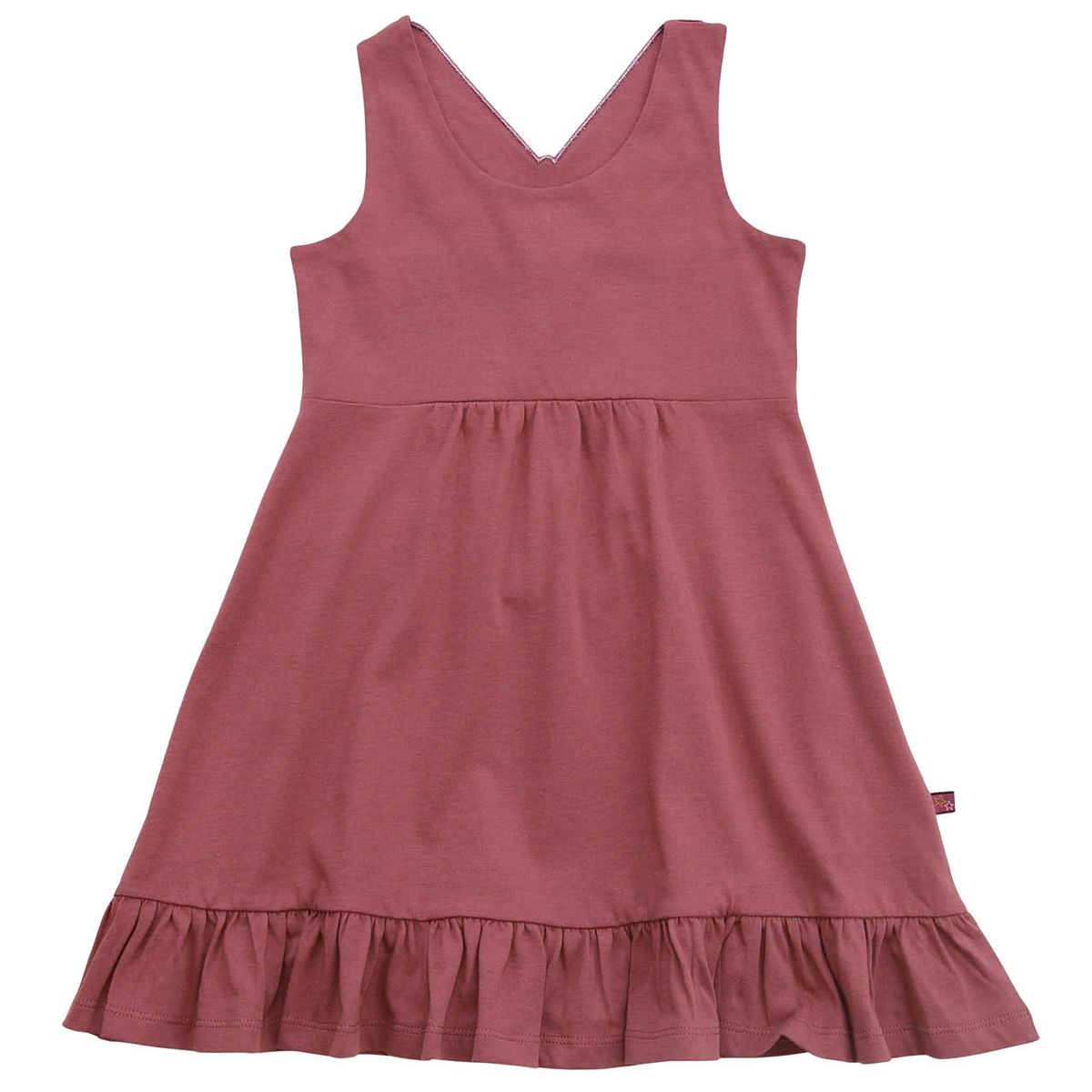 Kleid Schmetterling-Aufnäher altrosa 122 Kleid Schmetterling-Aufnäher altrosa 122