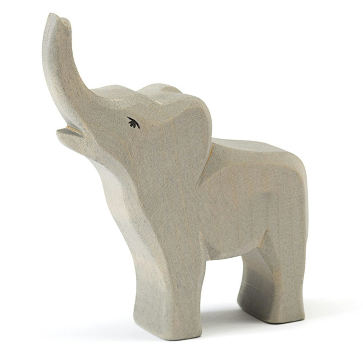 Kleiner Elefant trompetend Holzfigur 13cm hoch Kleiner Elefant trompetend Holzfigur 13cm hoch