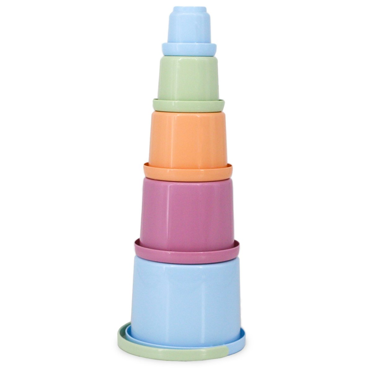 Kleines pastell Stapelbecher Set ab 1 Jahr Kleines pastell Stapelbecher Set ab 1 Jahr