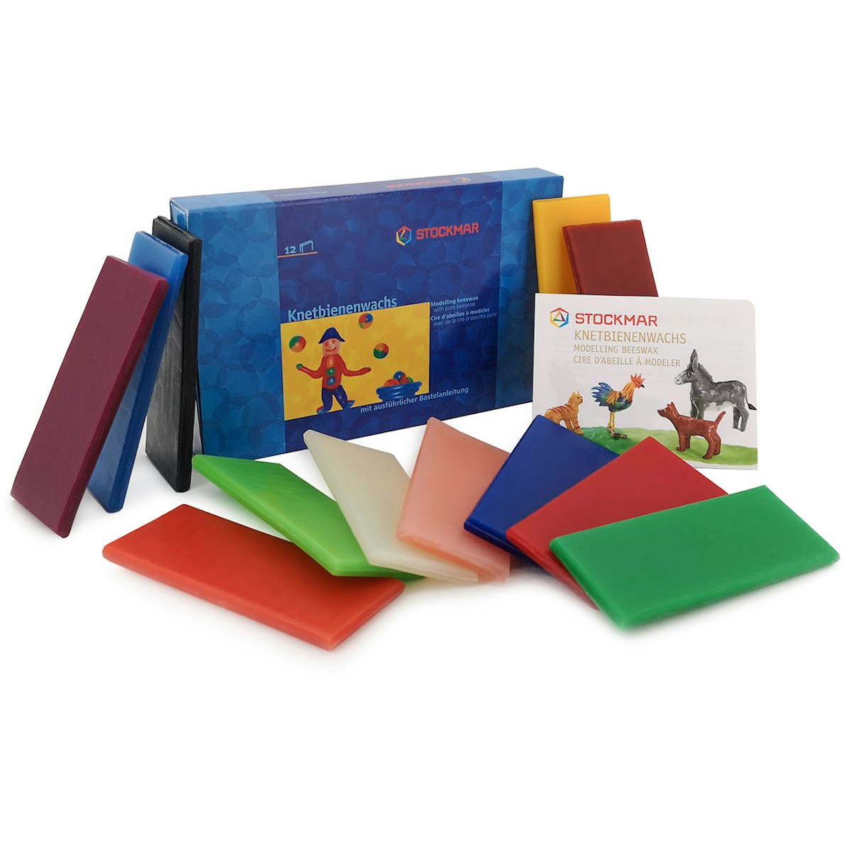 Knete aus Bienenwachs glutenfrei 12 Farben Knete aus Bienenwachs glutenfrei 12 Farben