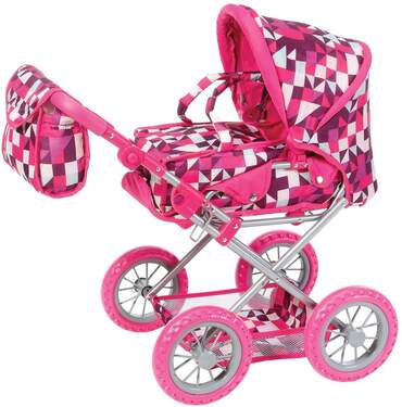 Knorrtoys Puppenwagen Ruby crazy squares