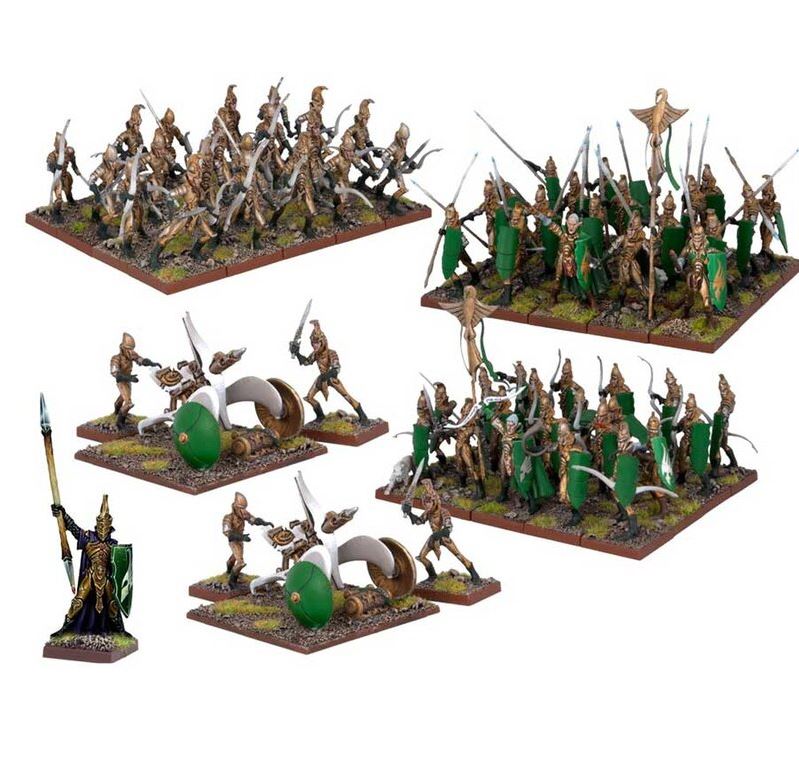 KoW Elf Army King of War Mantic Games Armee der Elfen Elves MGKWE110