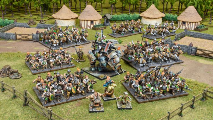 KoW Halfling Mega Army King of War Mantic Games MGKWHF102