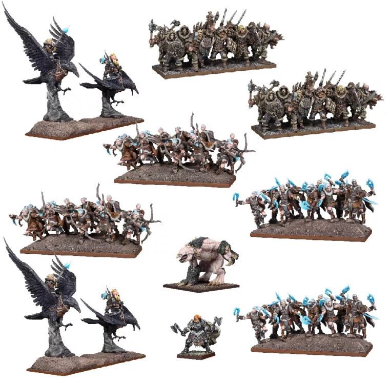 KoW Northern Alliance Mega Army 2023 King of War Mantic Games Streitmacht Viking