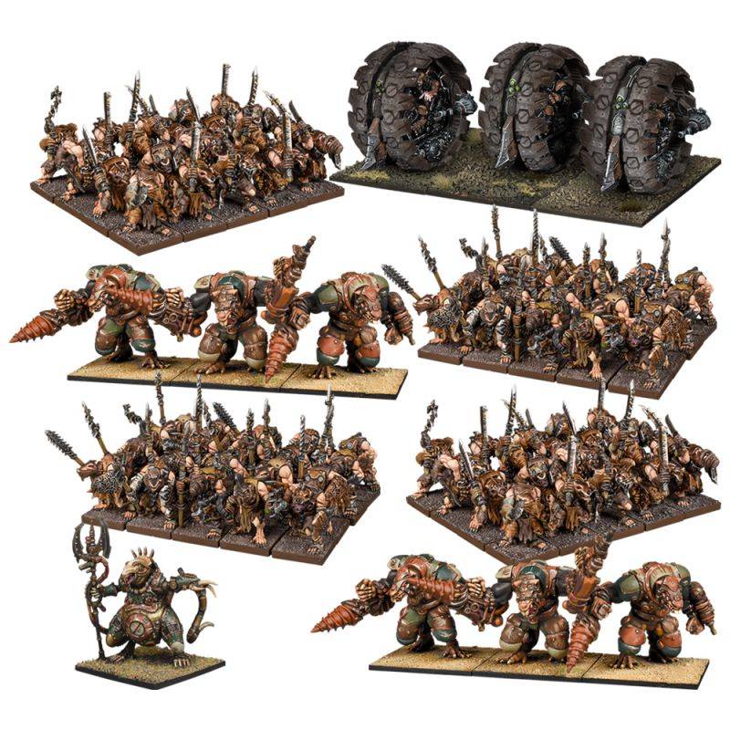 KoW Ratkin Mega Army King of War Mantic Games Armee der Ratkin MGKWRK102