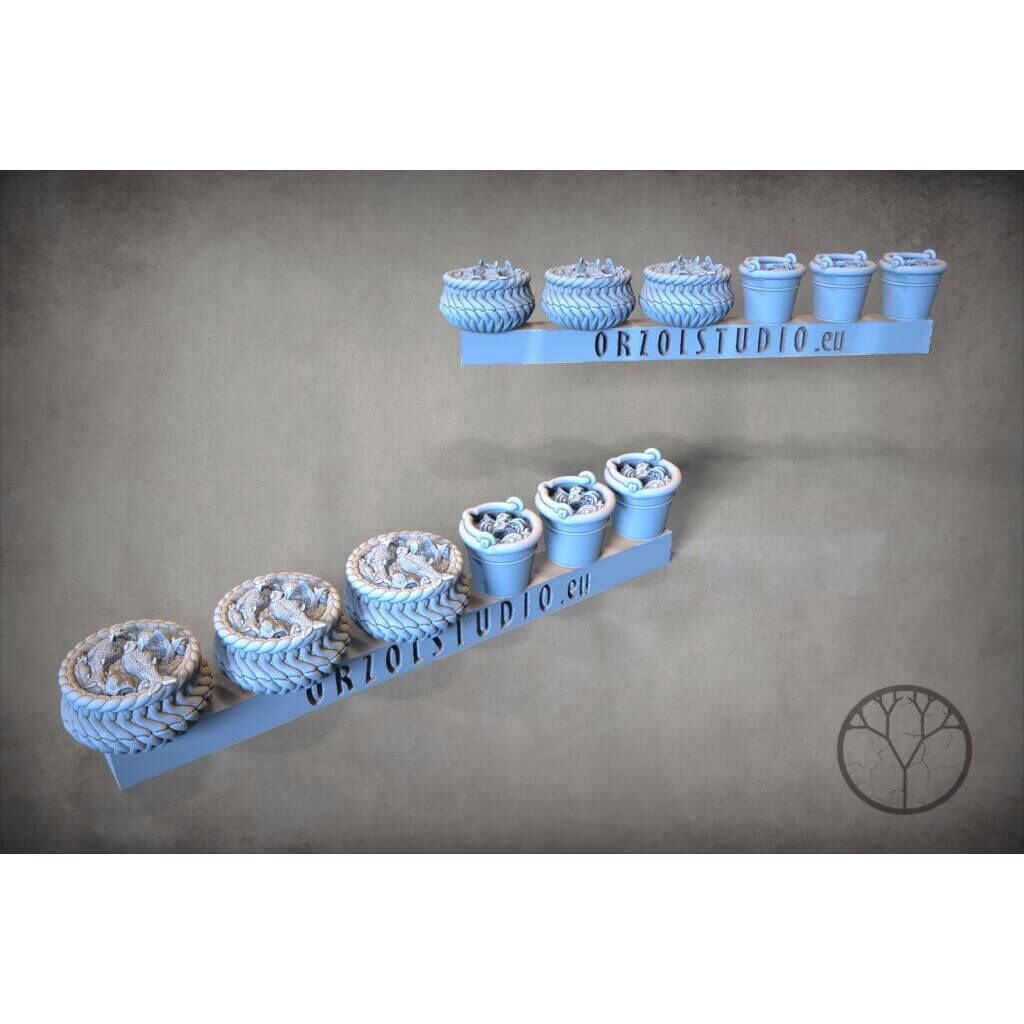 Körbe und Eimer Körbe und Eimer