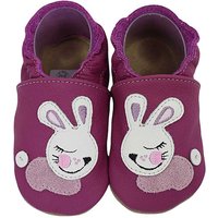 Krabbelschuhe Hase lila