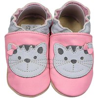 Krabbelschuhe Katze rosa